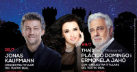 Jonas Kaufmann, Plácido Domingo et Ermonela Jaho à l'affiche du Festival Peralada 2018