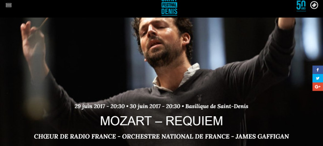 Le Requiem de Mozart conclut le 50e Festival de Saint-Denis