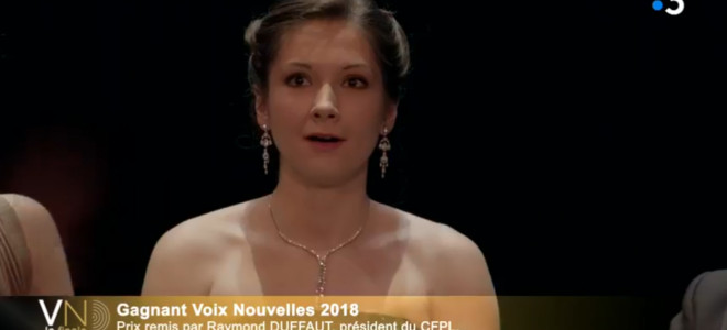 Hélène Carpentier remporte Voix Nouvelles 2018