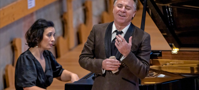 Roberto Alagna chante Puccini à Gstaad recouvert de neige