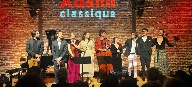 Pétillante soirée des talents Adami classique au Bal Blomet