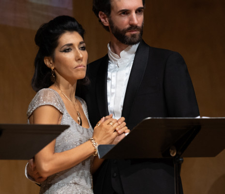 Paola Mazzoli et Guilhem Souyri dans Cléopâtre de Massenet