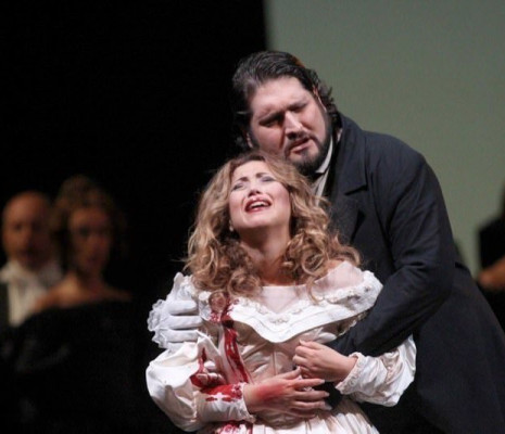 Désirée Rancatore et Nicola Alaimo dans Lucia di Lammermoor au Grand Théâtre Victor-Emmanuel