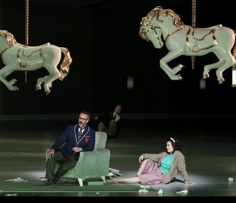 Christian Van Horn et Gaëlle Arquez dans Don Quichotte par Damiano Michieletto