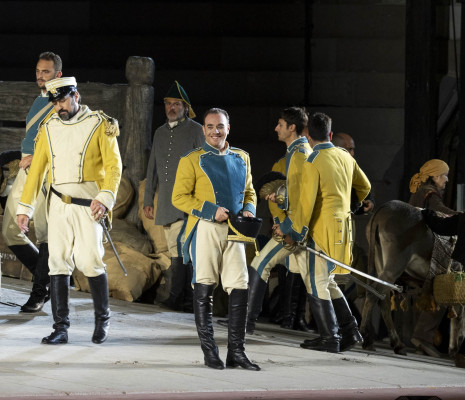 Gabriele Sagona et Francesco Meli dans Carmen par Franco Zeffirelli à Vérone