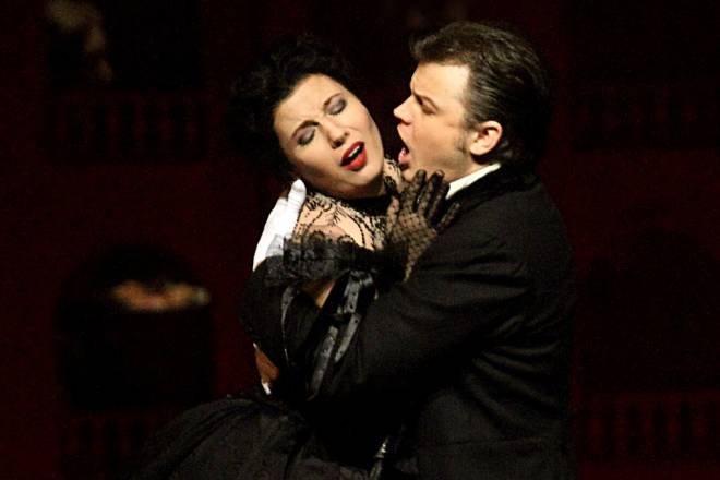 Marina Rebeka & Dmytro Popov - La Traviata par Richard Eyre