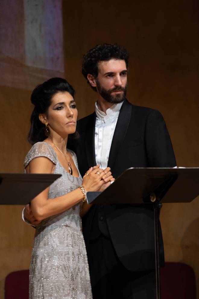 Paola Mazzoli et Guilhem Souyri dans Cléopâtre de Massenet