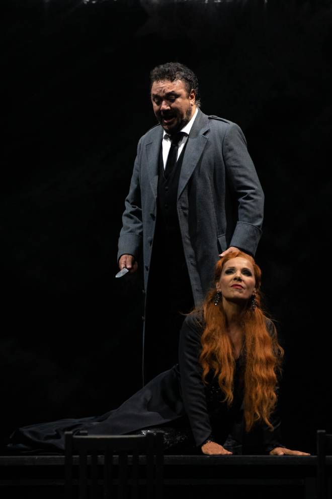 Béatrice Uria-Monzon et Ramon Vargas dans La Joconde par Olivier Py
