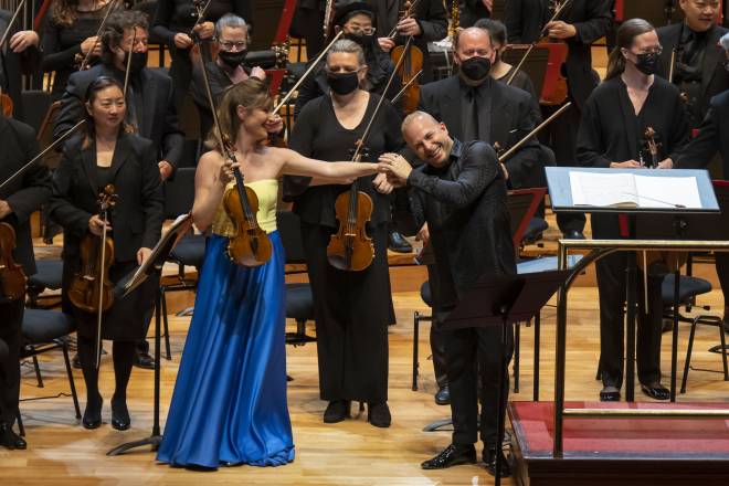 Lisa Batiashvili, Yannick Nézet-Séguin et The Philadelphia Orchestra