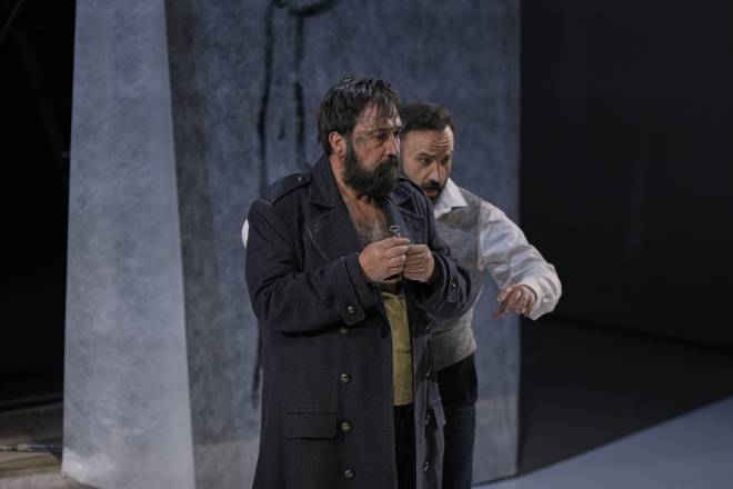 Jean-Vincent Blot et Samuele Simoncini dans Tosca par Silvia Paoli