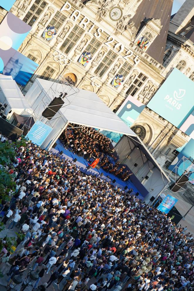 Orchestre de chambre de Paris, Parvis de l'Hôtel de Ville