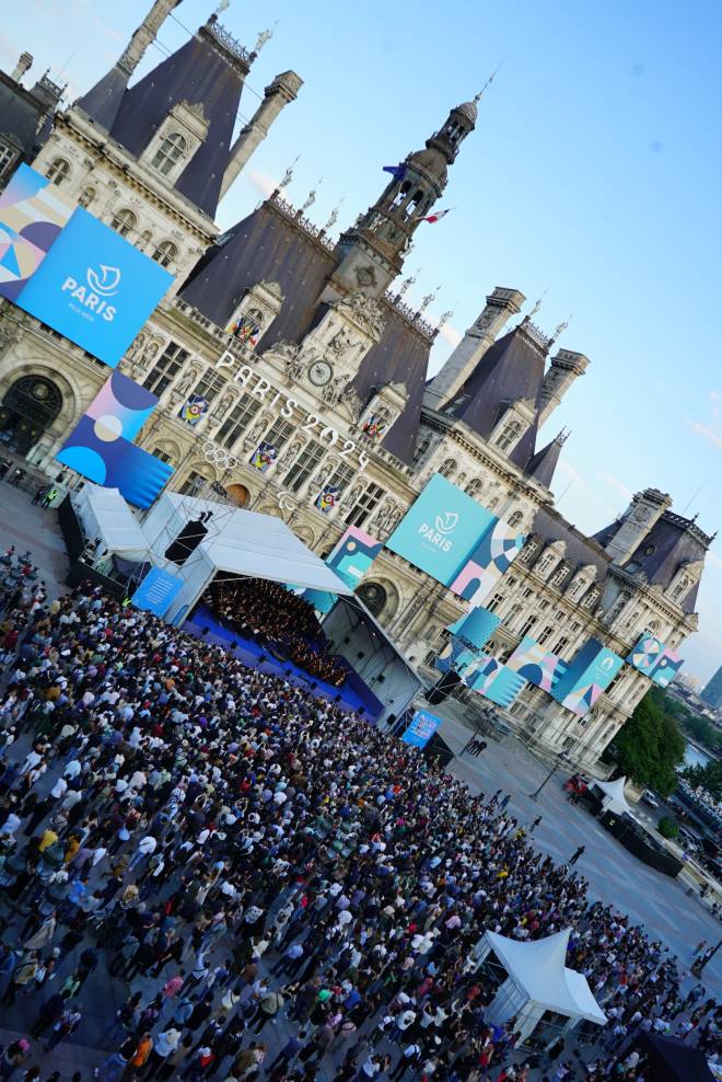 Orchestre de chambre de Paris, Parvis de l'Hôtel de Ville