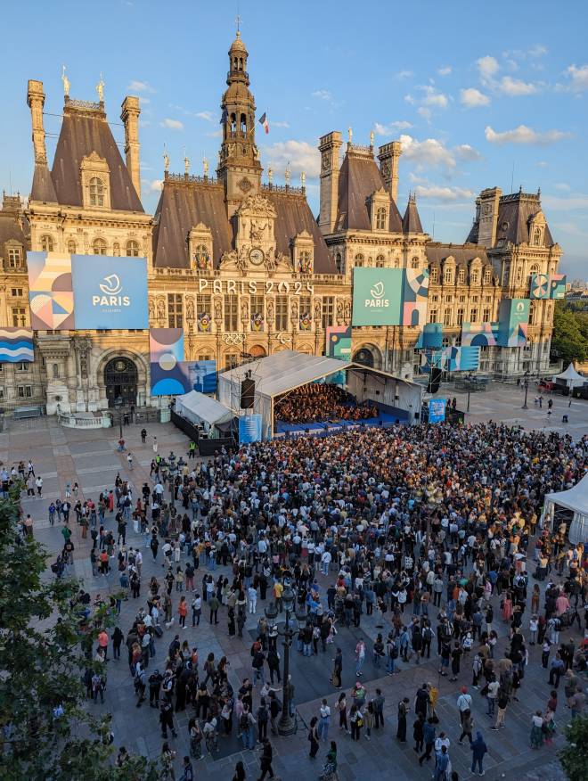 Orchestre de chambre de Paris, Parvis de l'Hôtel de Ville