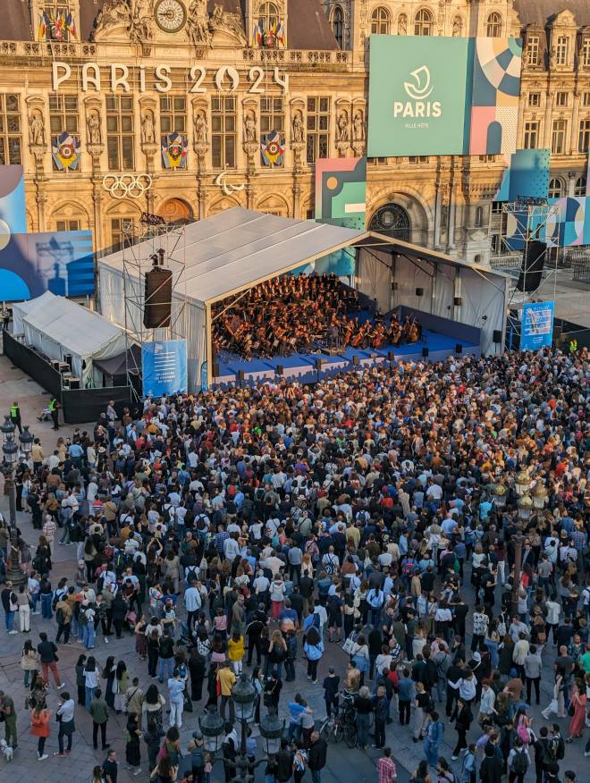 Orchestre de chambre de Paris, Parvis de l'Hôtel de Ville