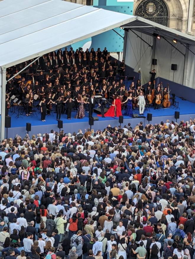 Orchestre de chambre de Paris, Parvis de l'Hôtel de Ville