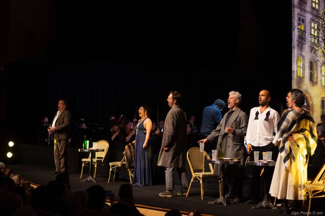 Marc Labonnette, Magali Simard-Galdès, Thomas Dolié, Edwin Crossley-Mercer, Francesco Salvadori, Pene Pati, Nicole Car - La Bohème par Grégoire Pont