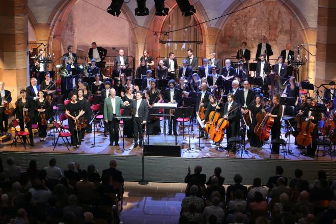 Stéphane Degout, Alain Altinoglu et l'Orchestre Symphonique de la Monnaie