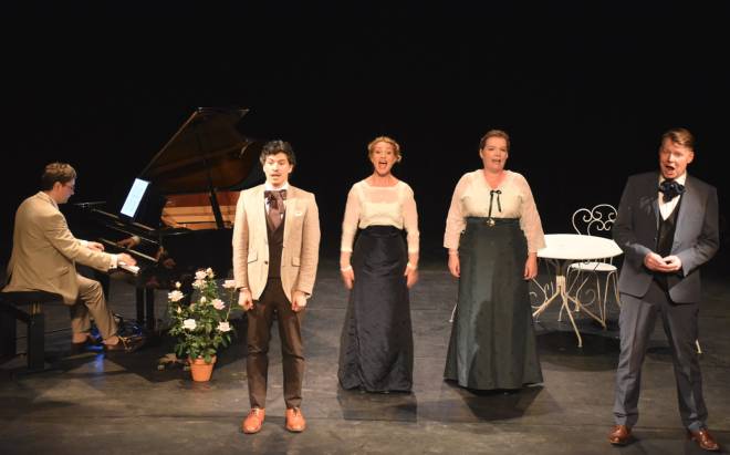 Mickaël Bardin, Juan Carlos Echeverry, Fleur Mino, Cécile Perrin et Jean-Baptiste Dumora