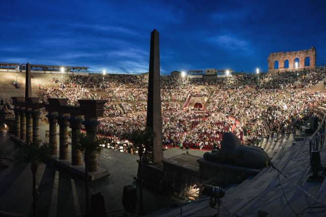 Aida par Gianfranco de Bosio aux Arènes de Vérone