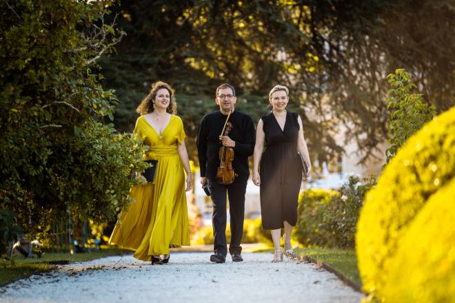 Eva Zaïcik, David Haroutunian et Xénia Maliarevitch