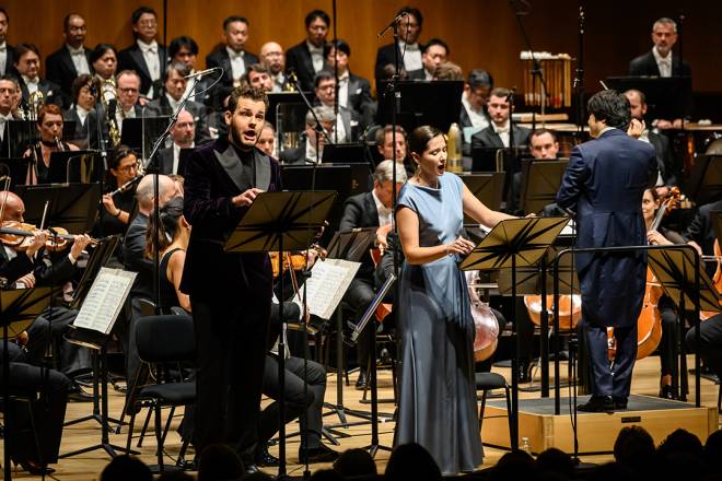 Julien Henric et Hélène Carpentier chantent L'Ancêtre de Saint-Saëns