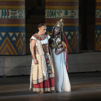 Ivan Magri et Agnieszka Rehlis dans Aida par Gianfranco de Bosio aux Arènes de Vérone