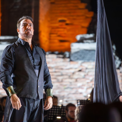 Eduardo Sandoval dans Turandot au Théâtre antique de Taormina