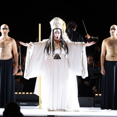 Chrystelle di Marco dans Turandot au Théâtre antique de Taormina