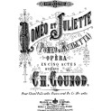 Affiche de Roméo et Juliette de Gounod 