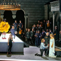 Siyabonga Maqungo (Walther von der Vogelweide), Irene Roberts (Venus), Markus Eiche (Wolfram von Eschenbach), Olafur Sigurdarson (Biterolf), Elisabeth Teige (Elisabeth),  - Tannhäuser par Tobias Kratzer