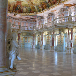 bibliothèque baroque de l'Abbaye Monastère de Schussenried