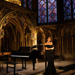 Fabienne Conrad à la Sainte-Chapelle