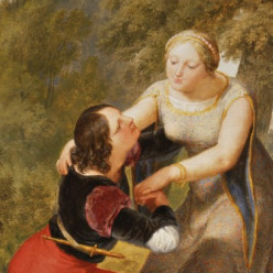 Pelagio Palagi - Orombello de Ventimiglia et Beatrice di Tenda (cropped)